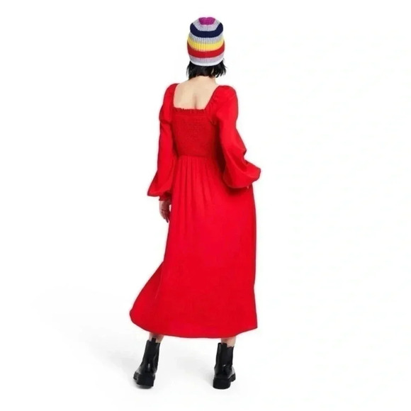 La Ligne X Target Women's Smocked Bodice Midi Dress with Pockets Size XL Nwt - Picture 2 of 6